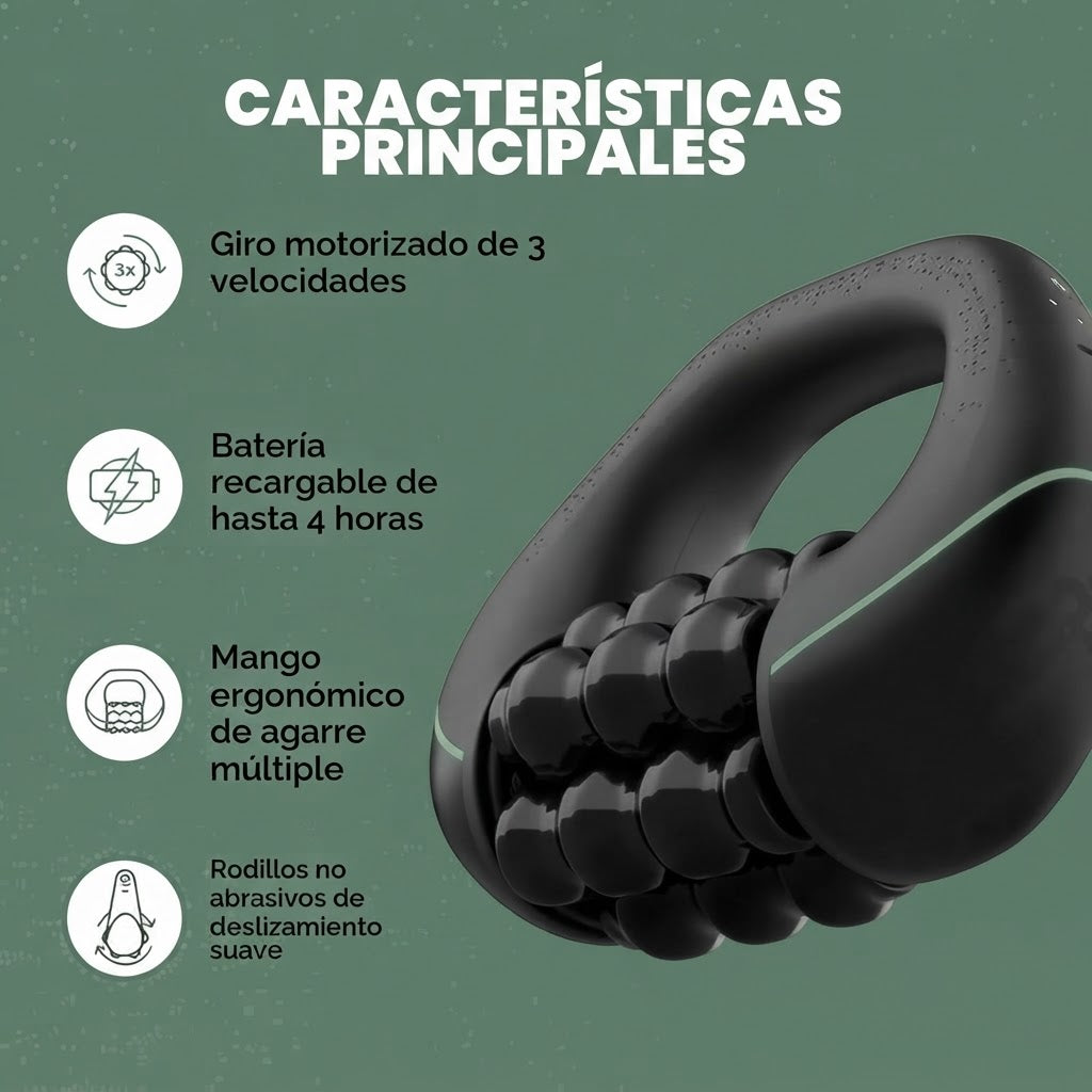 Essenza Pro Roller™ - Alivia la tensión, acelera la recuperación y relaja los músculos en profundidad.